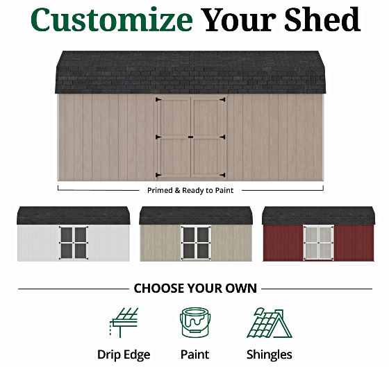 Customizable Exterior: Pre-Primed & Ready to Paint