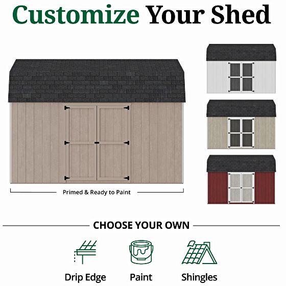 Customizable Exterior: Pre-Primed & Ready to Paint