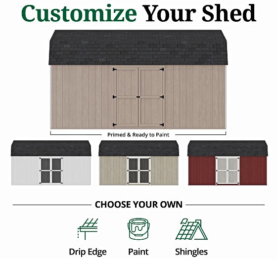 Customizable Exterior: Pre-Primed & Ready to Paint