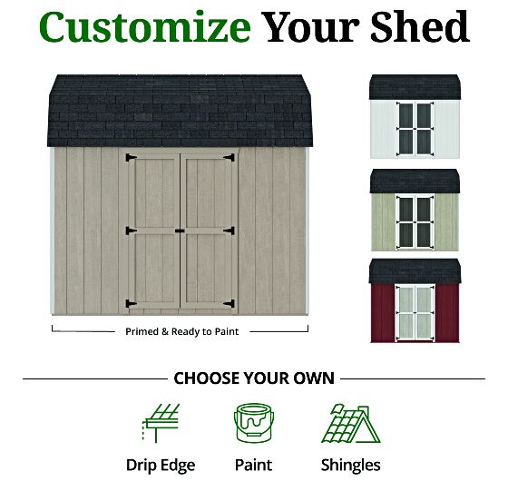 Customizable Exterior: Pre-Primed & Ready to Paint