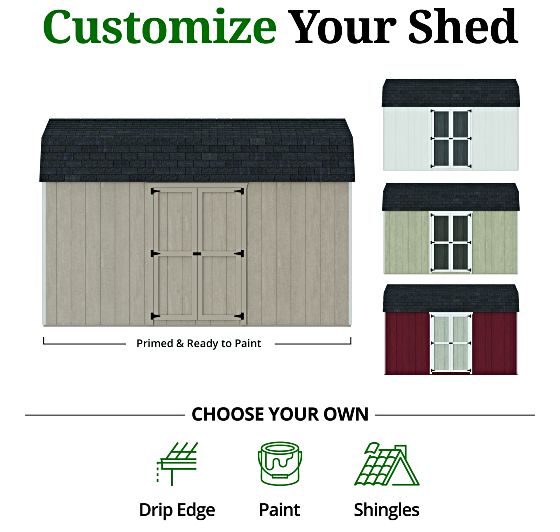 Customizable Exterior: Pre-Primed & Ready to Paint