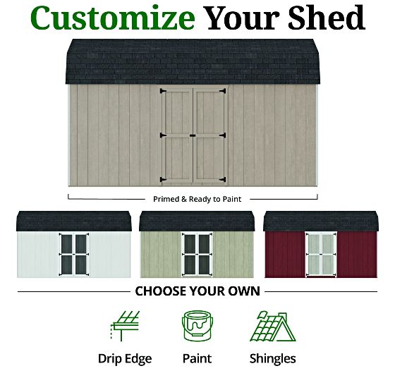 Customizable Exterior: Pre-Primed & Ready to Paint