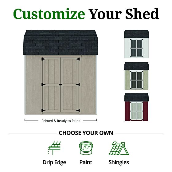 Customizable Exterior: Pre-Primed & Ready to Paint