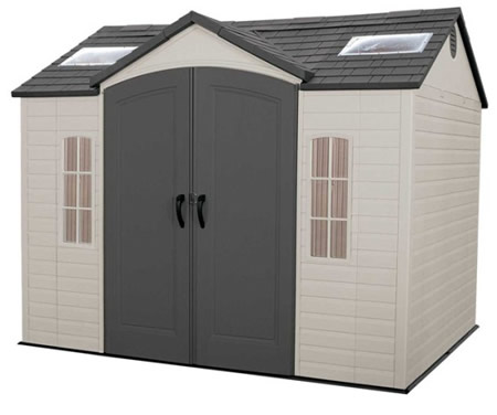Lifetime 10x8 Side Entry Storage Shed w/ Floor Lifetime 10x8 Side Entry Storage Shed w/ Floor