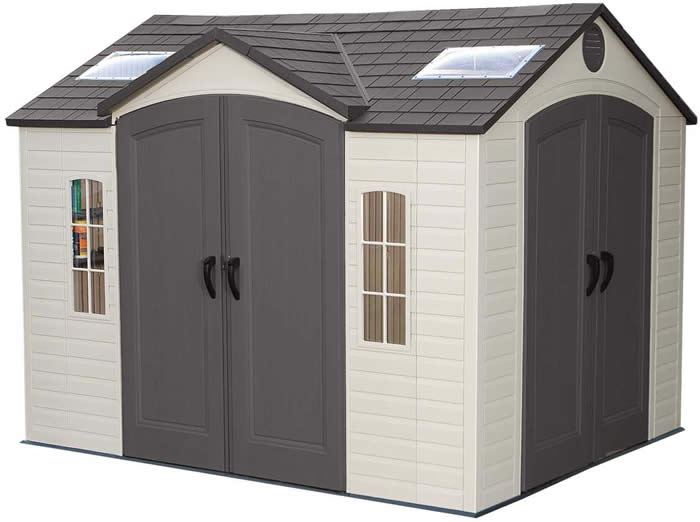 Lifetime 10x8 Backyard Storage Shed w/ Double Doors