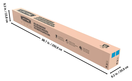 Lifetime 8x15 Metal Foundation Packaging