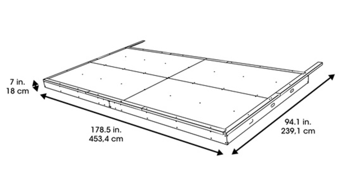 Lifetime Metal Foundation Framing Kit for 8x15 or 15x8 Sheds