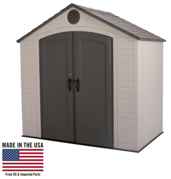 Lifetime 8x5 Shed Kit 6418 Made in USA