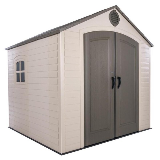 Lifetime 8x7 Shed Kit w/ Floor 6411is perfect all-purpose do it yourself storage shed