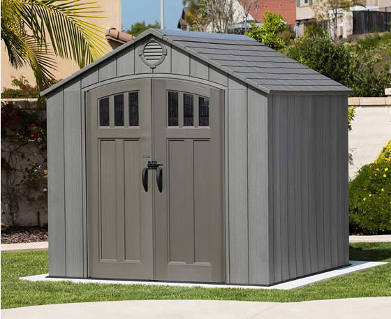 lifetime 11x13 outdoor storage shed kit 6415