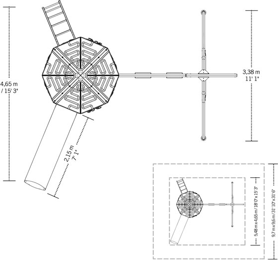 Lifetime Adventure Tower Swing Set 91200 Measurements