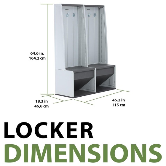 Lifetime Poolside Storage Locker Dimensions