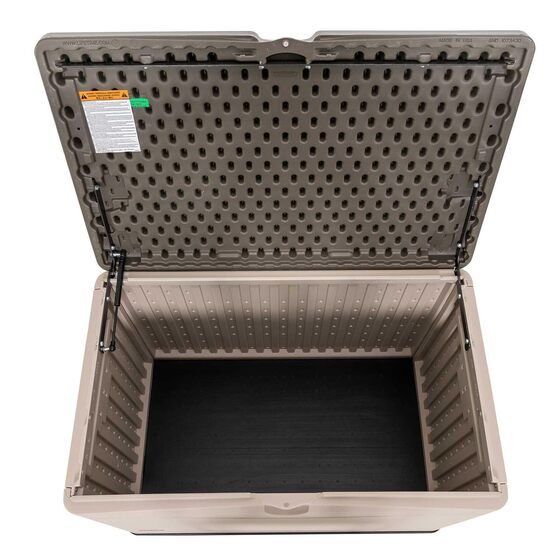 Lifetime Sheds 80 gallon deck storage box Interior