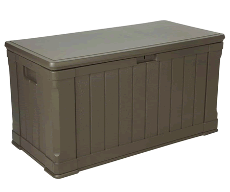 ... sheds 116 gallon simulated wood deck box our lifetime sheds 116 gallon