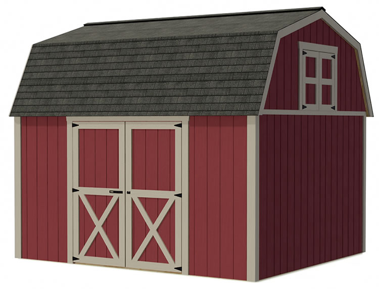 Best Barns Meadowbrook 12x10 Wood Storage Shed Kit