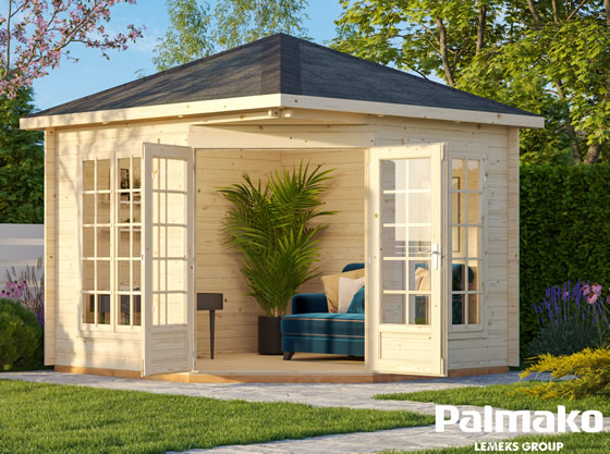 Swing Open Double Doors with Windows