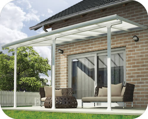 Palram 10x14 Feria Patio Cover Kit - White