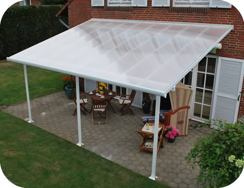 Palram 10x20 Feria Patio Cover Kit - White