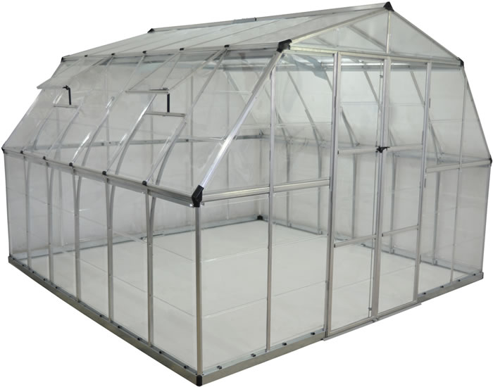 Palram Americana 12'W x 12'D x 8.6'H Aluminum Greenhouse Kit (model