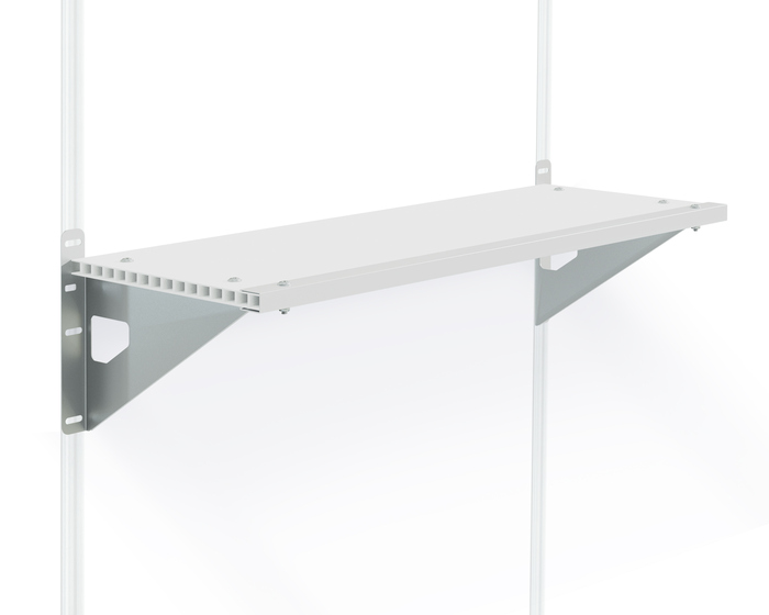 Palram 33x12 inch PVC Skylight Shed Shelf Kit