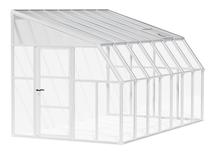 Palram - Canopia 8x14 Sun Room 2 Greenhouse Kit - White