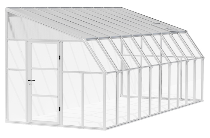 Palram - Canopia 8x20 Sun Room 2 Greenhouse Kit - White