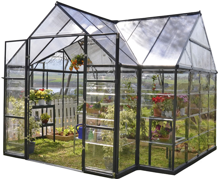 Palram Chalet 12x10 Aluminum Greenhouse Kit