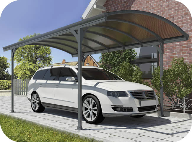 Palram 16x9.5 Vitoria 5000 Metal Carport Kit