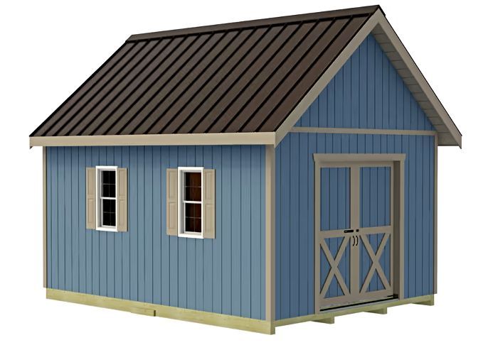 Planner's Paradise 12x24 ALL Pre-Cut Shed Kit w/ Sliding Doors