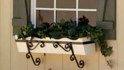 Optional Flower Box Holders Available For Purchase