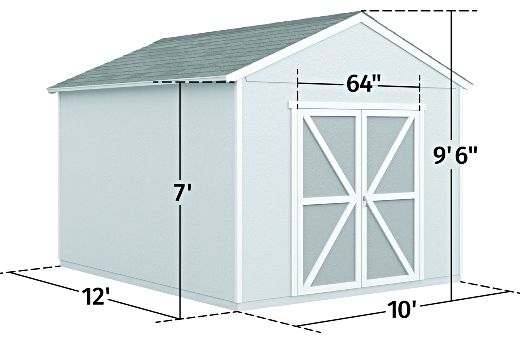 Handy Home Rookwood 10x12 Shed Measurements