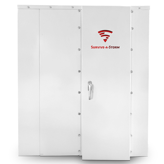 Survive-A-Storm Panelized 4x4 Above-Ground Steel Storm Shelter Kit 
