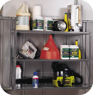 Shed Shelving &amp; Tool Hooks