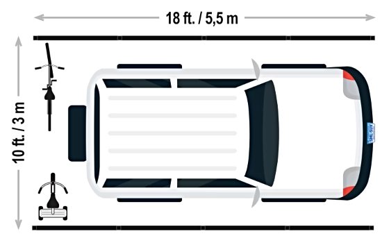 ShelterTube 10x18x8 Wind and Snow-Load Rated Garage Measurements