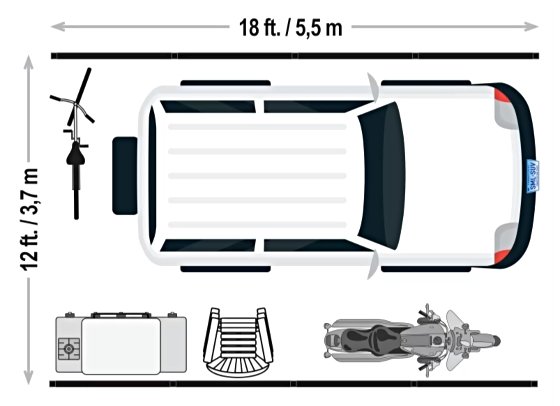 ShelterTube 12x18x10 Wind and Snow-Load Rated Garage Measurements
