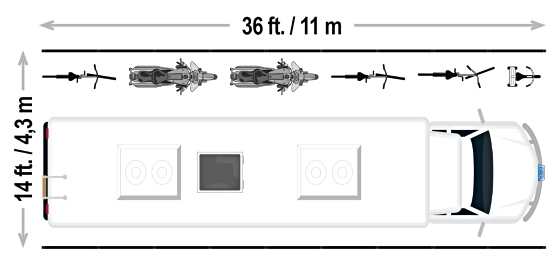 ShelterTube 14x36x16 Wind and Snow-Load Rated Garage Measurements
