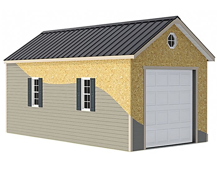 Tailored Titan 12x24 Prep for Vinyl Garage Kit - ALL Pre-Cut