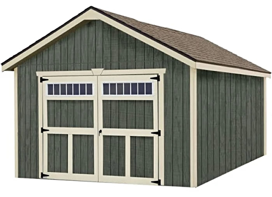 The Best Barns Tailored Titan 12x24 Garage Kit with Transom Doors offers precision pre-cut premium materials, durable and customizable storage space, and a DIY-friendly design built for easy assembly. Free Shipping and Nationwide Delivery included!