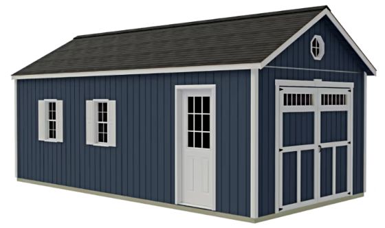 The Best Barns Tailored Titan 12x24 Garage Kit with Transom Doors offers precision pre-cut premium materials, durable and customizable storage space, and a DIY-friendly design built for easy assembly. Free Shipping and Nationwide Delivery included!