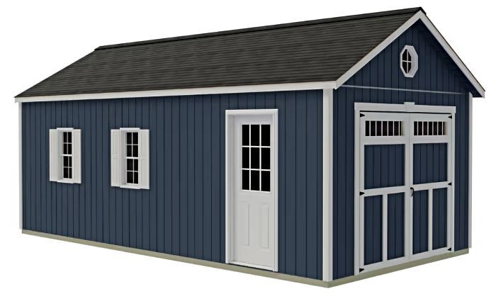 Tailored Titan 12x20 Garage Kit w/ Transom Doors - ALL Pre-Cut