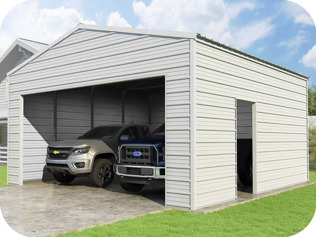 VersaTube 20x21x12 Frontier Steel Garage Kit