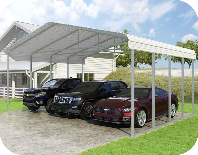 VersaTube 24x20x10 Classic Steel Carport Kit