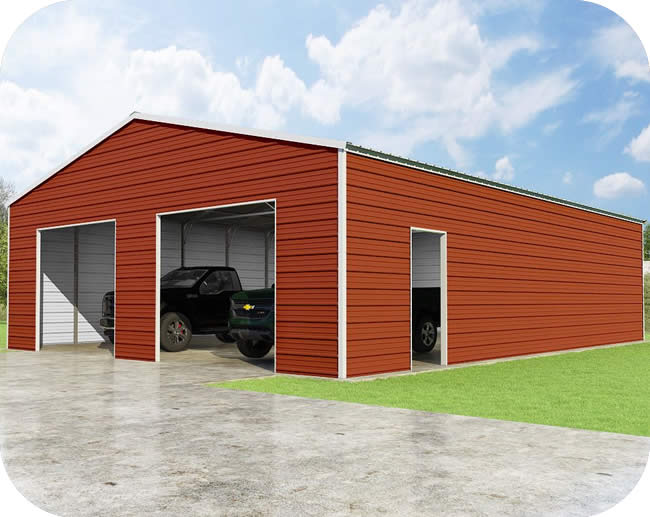 VersaTube 30x39x9 Frontier Steel Garage Kit