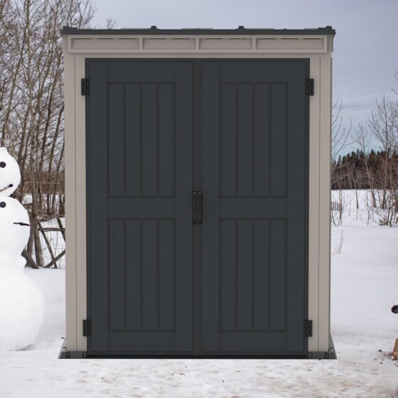 Yardmate Pent Roof assembled