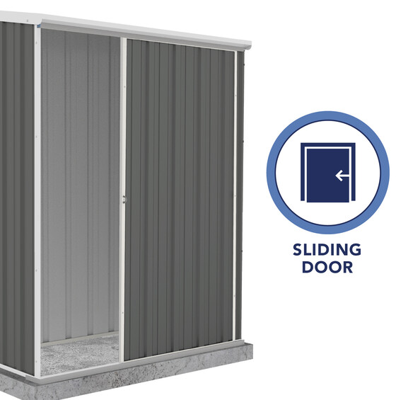 It also comes with single wide door for easy access and easy storage!