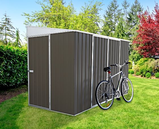 Made of High Quality Galvanized steel, this shed is maintenance-free and will not rot or rust is mildew resistant, and stands up to weatherâ€™s harshest elements!