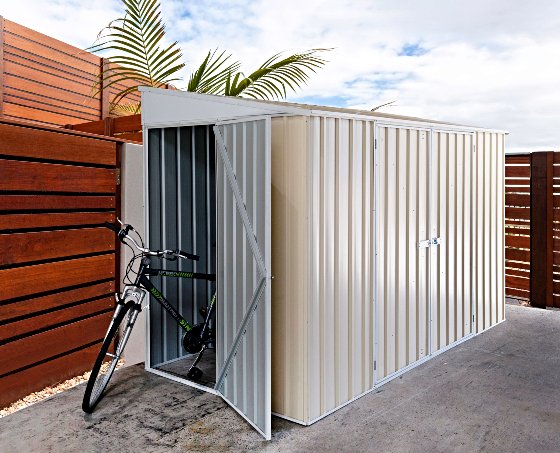 Made of High Quality Galvanized steel, this shed is maintenance-free and will not rot or rust is mildew resistant, and stands up to weatherâ€™s harshest elements!
