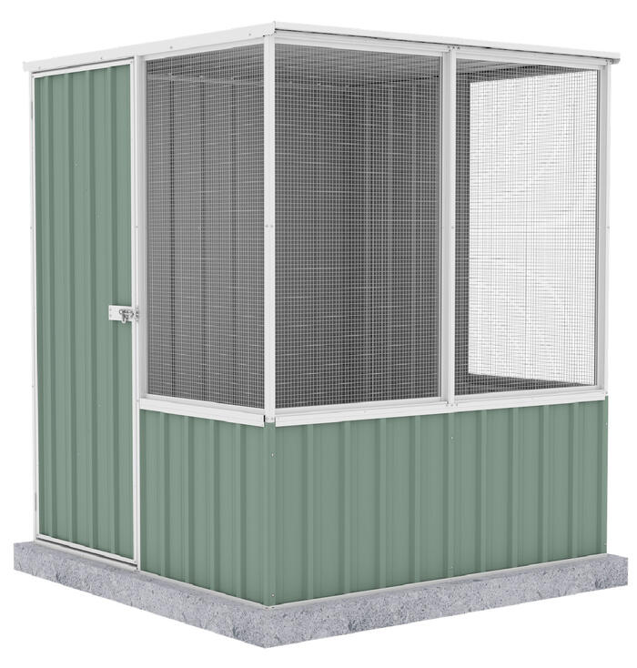 Absco Poultry Paradise 5x5 Chicken Coop - Pale Eucalypt