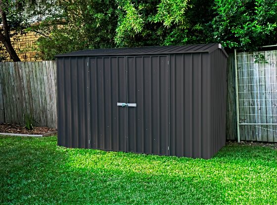 Made of High Quality Galvanized steel, this shed is maintenance-free and will not rot or rust is mildew resistant, and stands up to weatherâ€™s harshest elements!