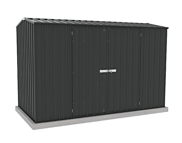 Absco Premier 10x5 Metal Storage Shed Kit - Monument